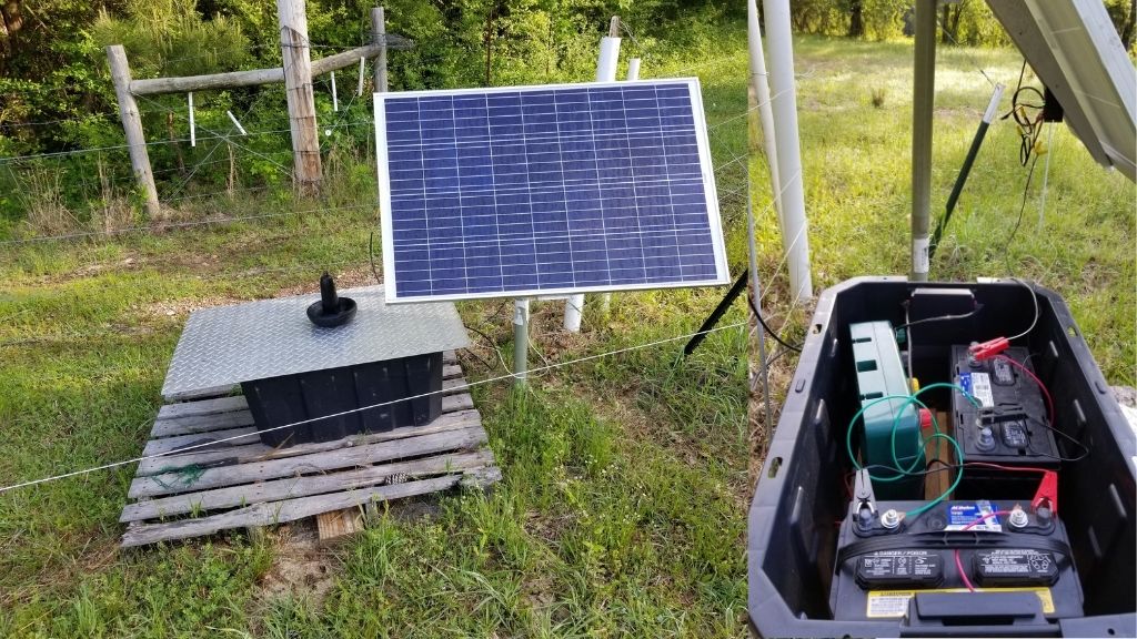 solar energizer setup